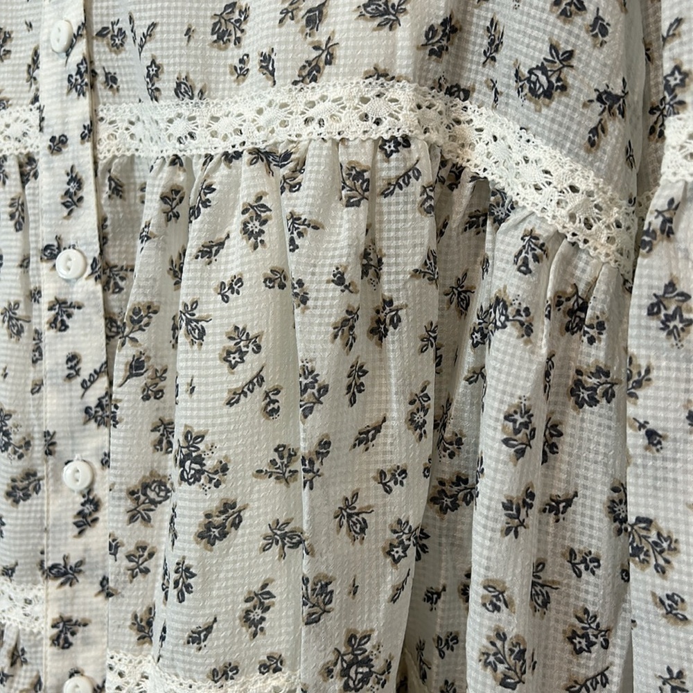 Delia’s dolls kill bohemian rebel heart long sleeve mini dress new size medium - Picture 4 of 7